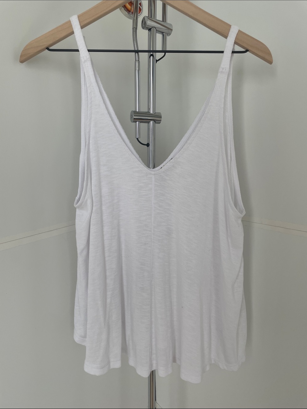 Women’s White Free People tank. Size Medium